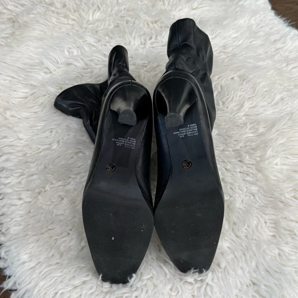 Worthington Black Mid-Calf Heeled Boots - Picture 5 of 10